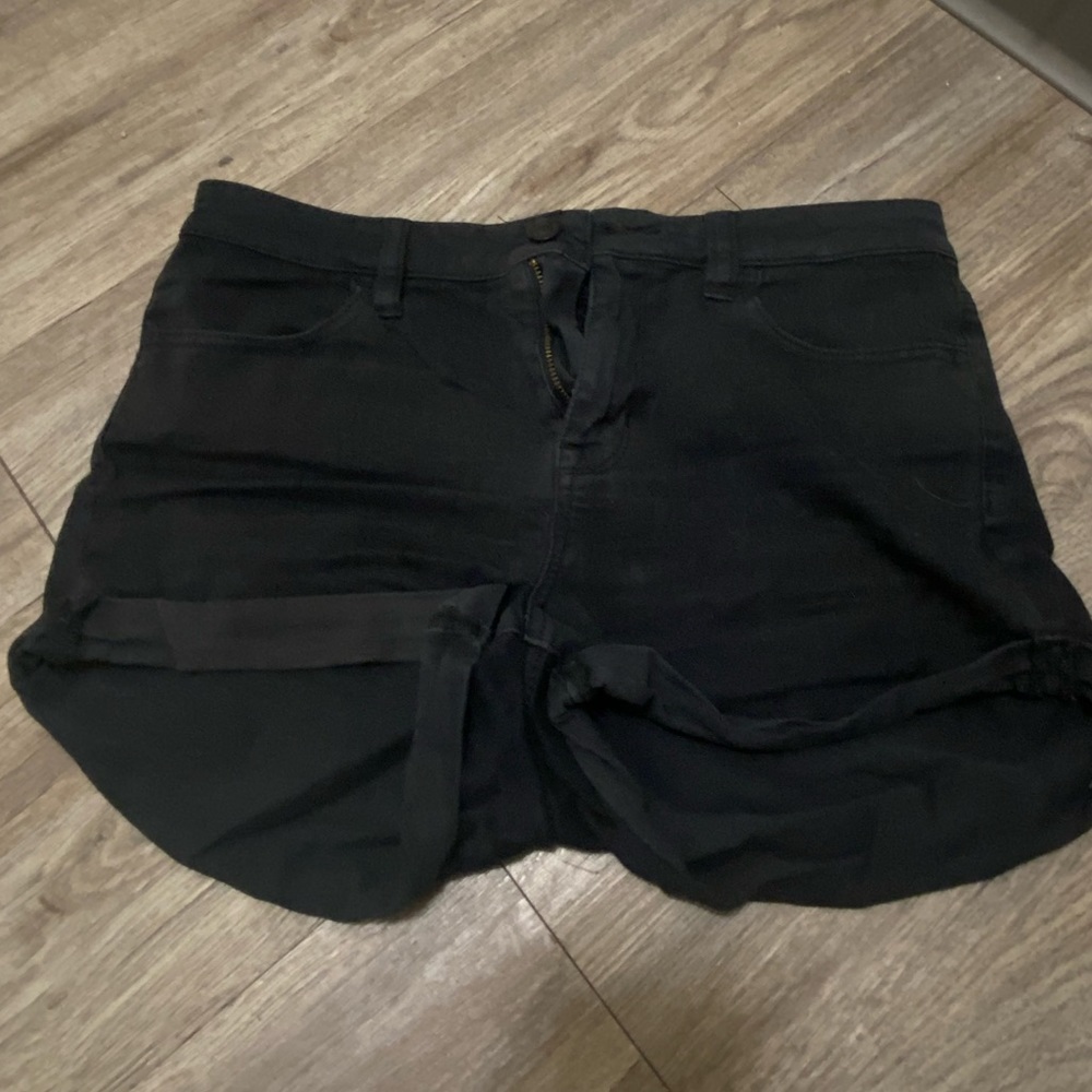 Pacsun Black Super Stretch Shortie Shorts